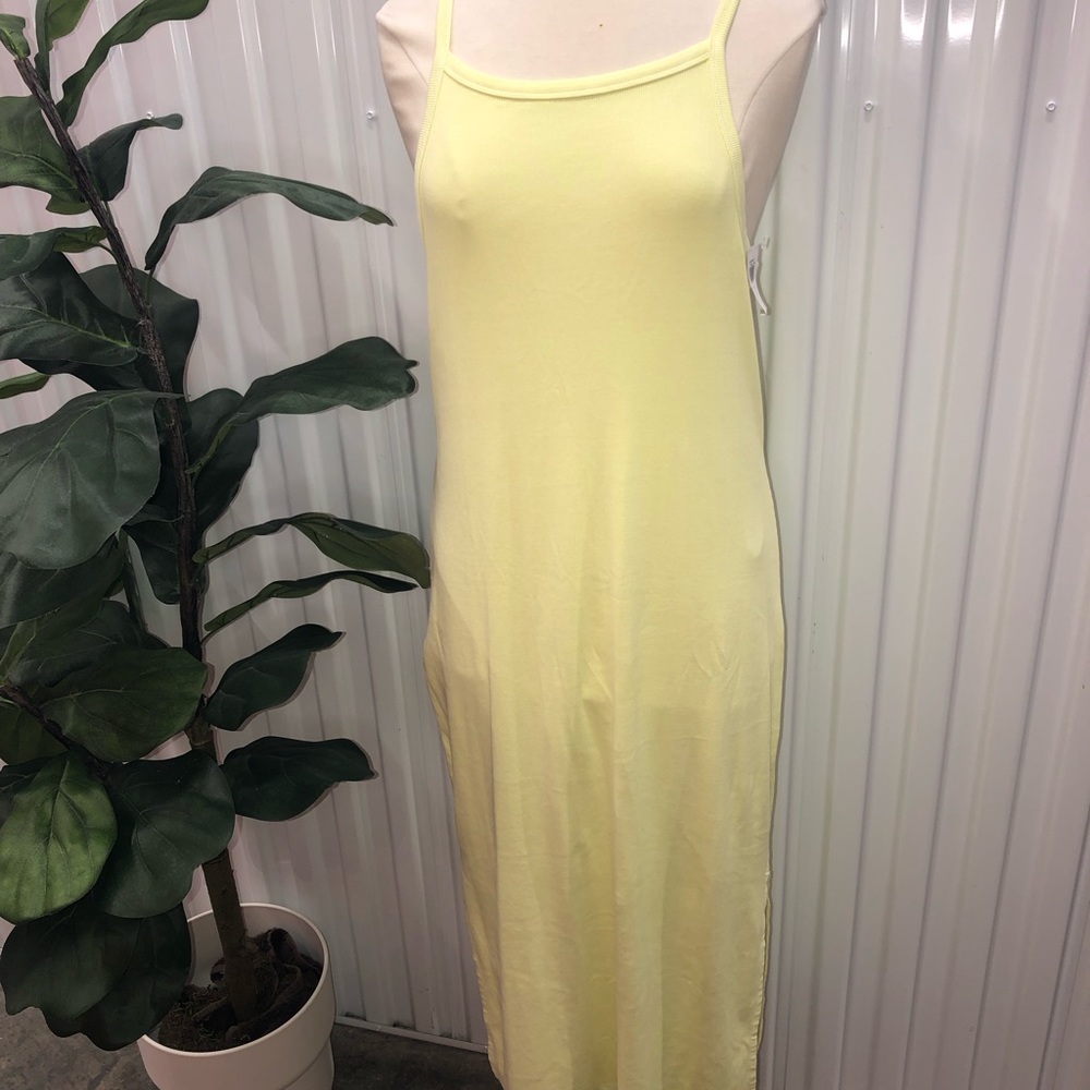 Yellow, Old Navy, maxi cotton‎ dress - Picture 4 of 4